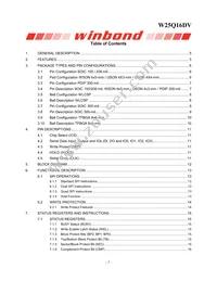 W25Q16DVZPJP Datasheet Page 2