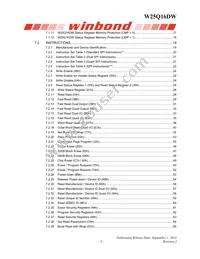 W25Q16DWBYIG TR Datasheet Page 3