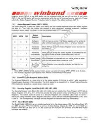 W25Q16DWBYIG TR Datasheet Page 15