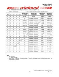 W25Q16DWBYIG TR Datasheet Page 17