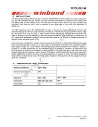 W25Q16DWBYIG TR Datasheet Page 19