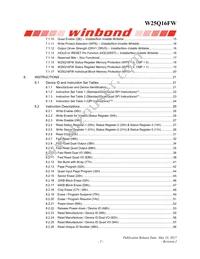 W25Q16FWSVIQ TR Datasheet Page 3