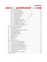 W25Q16FWSVIQ TR Datasheet Page 4