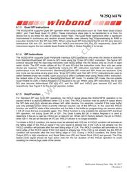 W25Q16FWSVIQ TR Datasheet Page 11