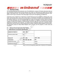 W25Q16JVUUIQ TR Datasheet Page 20