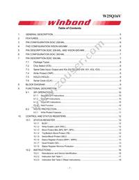 W25Q16VSFIG Datasheet Page 2