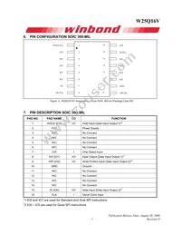 W25Q16VSFIG Datasheet Page 7