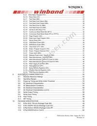 W25Q20CLZPIG Datasheet Page 3