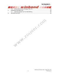 W25Q20CLZPIG Datasheet Page 4