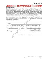 W25Q20EWZPIG TR Datasheet Page 23