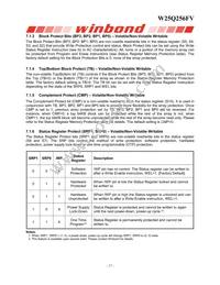 W25Q256FVFJQ Datasheet Page 18