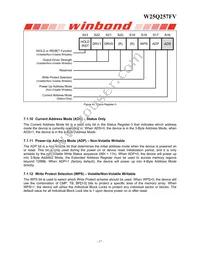 W25Q257FVFIG Datasheet Page 18