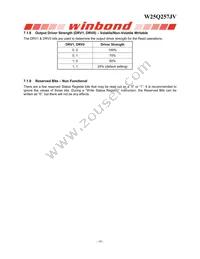 W25Q257JVFIQ Datasheet Page 20