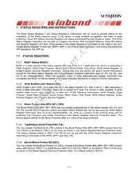 W25Q32BVZPIG Datasheet Page 14