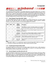 W25Q32BVZPIG Datasheet Page 15