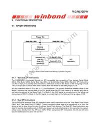 W25Q32DWSSIG TR Datasheet Page 10