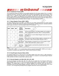 W25Q32DWSSIG TR Datasheet Page 14