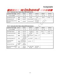 W25Q32DWSSIG TR Datasheet Page 20