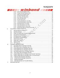 W25Q32FWBYIC TR Datasheet Page 4