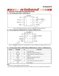 W25Q32FWBYIC TR Datasheet Page 6