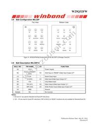 W25Q32FWBYIC TR Datasheet Page 9
