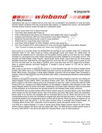 W25Q32FWBYIC TR Datasheet Page 15