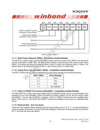 W25Q32FWZEIG TR Datasheet Page 19