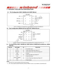 W25Q32JVTCIQ Datasheet Page 6