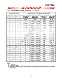 W25Q32JWSSIQ Datasheet Page 18