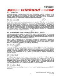 W25Q40BWUXIE TR Datasheet Page 7