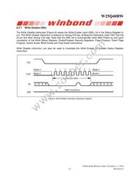 W25Q40BWUXIE TR Datasheet Page 21