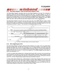 W25Q40BWUXIE TR Datasheet Page 22