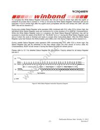 W25Q40BWUXIE TR Datasheet Page 23