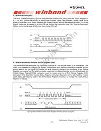 W25Q40CLZPIG Datasheet Page 20