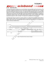 W25Q40CLZPIG Datasheet Page 23