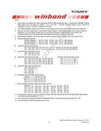 W25Q40EWSSIG Datasheet Page 23