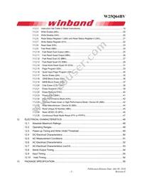 W25Q64BVSSIG Datasheet Page 3