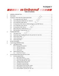 W25Q64CVZEIG Datasheet Page 2