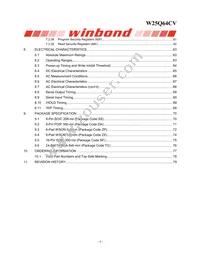 W25Q64CVZEIG Datasheet Page 4