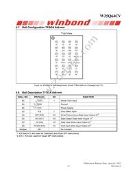 W25Q64CVZEIG Datasheet Page 9