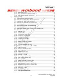 W25Q64CVZPJP Datasheet Page 3