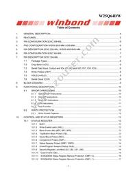 W25Q64DWZPIG Datasheet Page 2