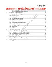 W25Q64DWZPIG Datasheet Page 4