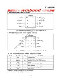 W25Q64DWZPIG Datasheet Page 6