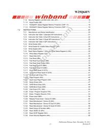 W25Q64FVTCIP Datasheet Page 3