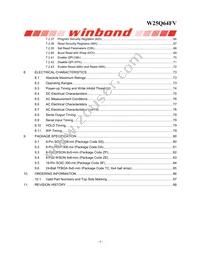 W25Q64FVTCIP Datasheet Page 4