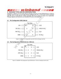 W25Q64FVTCIP Datasheet Page 6