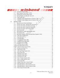 W25Q64FVZPJQ Datasheet Page 3