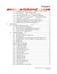 W25Q64FWSFIG TR Datasheet Page 3