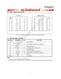W25Q64FWSFIG TR Datasheet Page 8